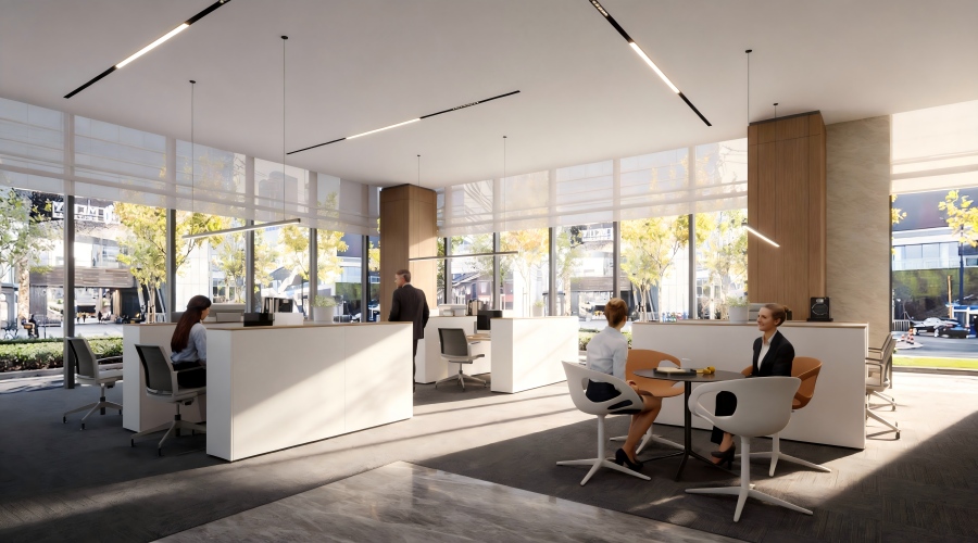 完工项目大堂实景照片