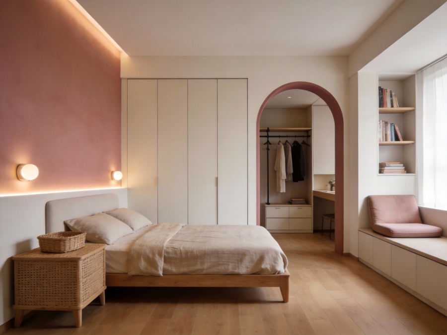 现代田园风设计效果图{4}