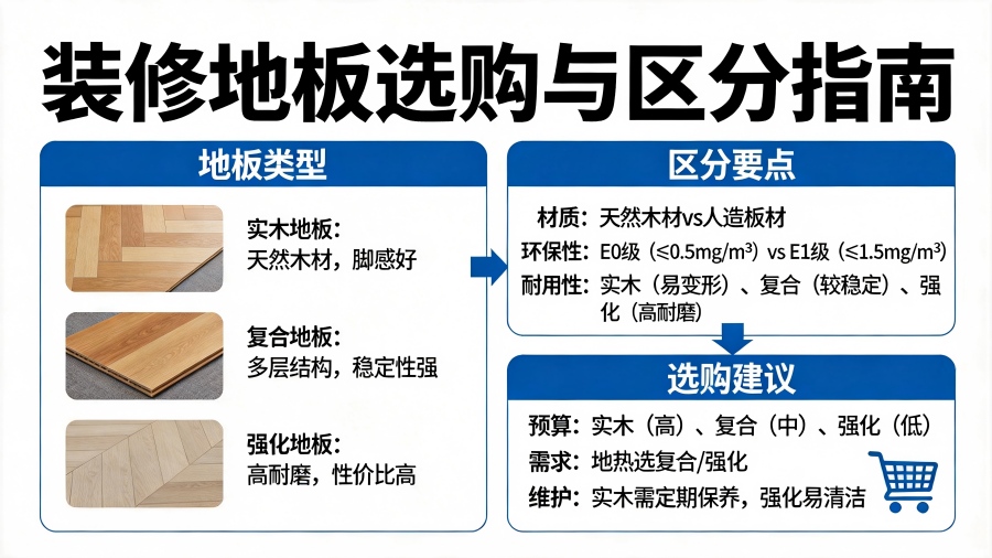 装修地板怎么选如何区分