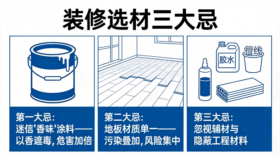 装修选材三大忌避坑