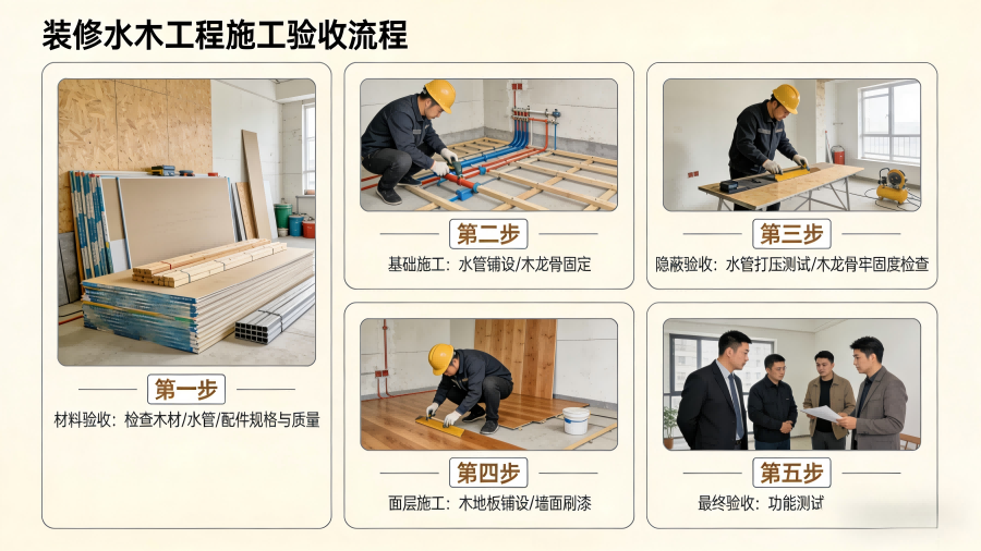 装修设计验收流程图